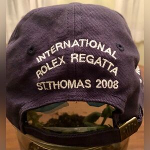 Rolex Vintage Blue Sailing Cap. International St. Thomas sailing Regatta 2008.